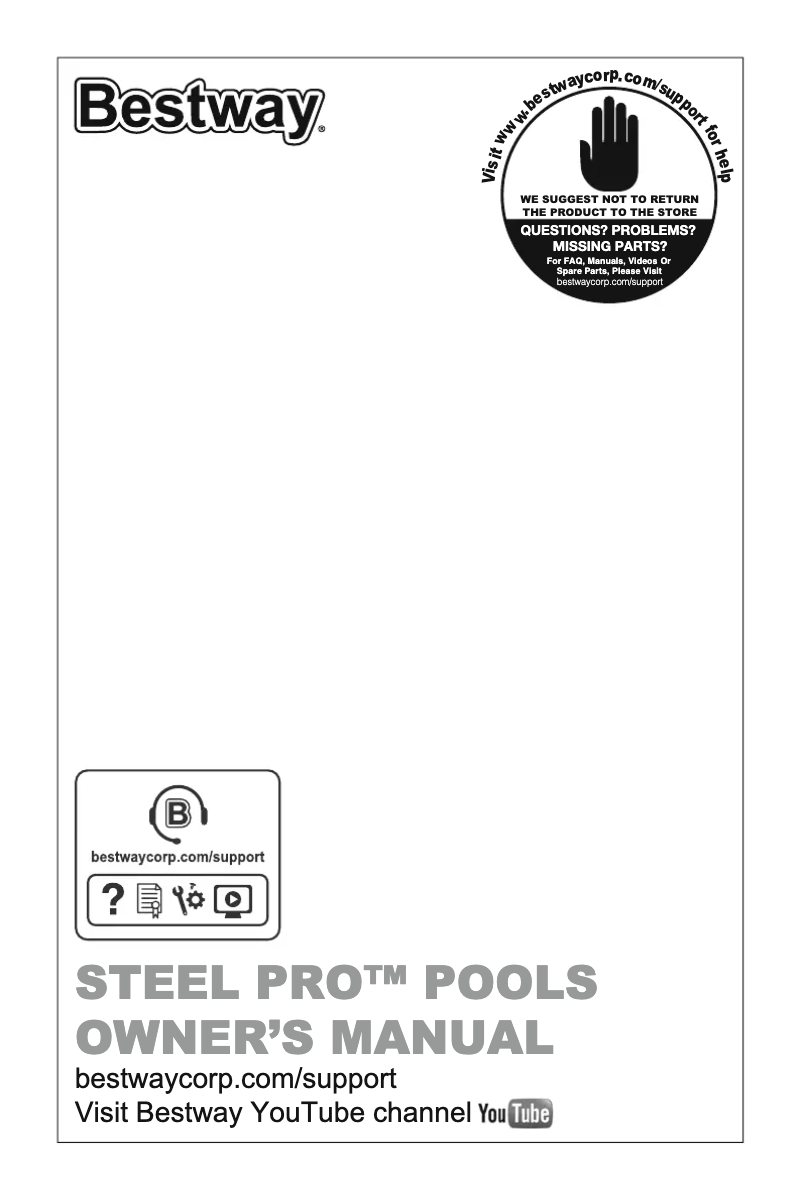 Image de la première page du manuel de l'appareil Steel Pro 56512