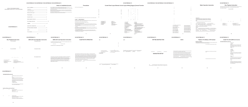 Image de la première page du manuel de l'appareil XM-2DTSBN6215