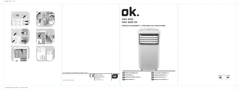 Page n°1 - Manuel utilisateur OK OAC 2223