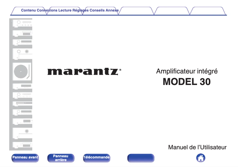 Página 1 del manual Manual de usuario Marantz Model 30