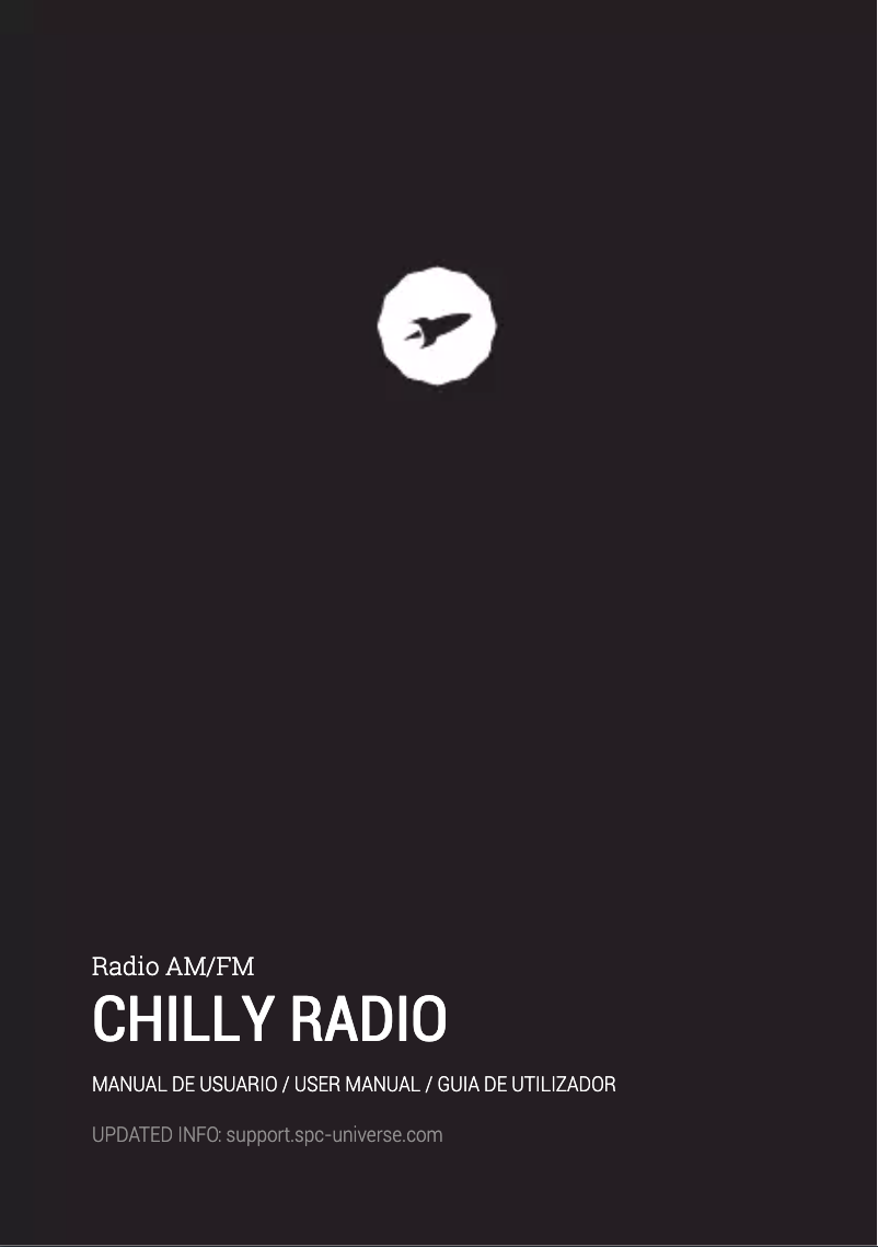Page n°1 - Manuel utilisateur SPC Chilly Radio