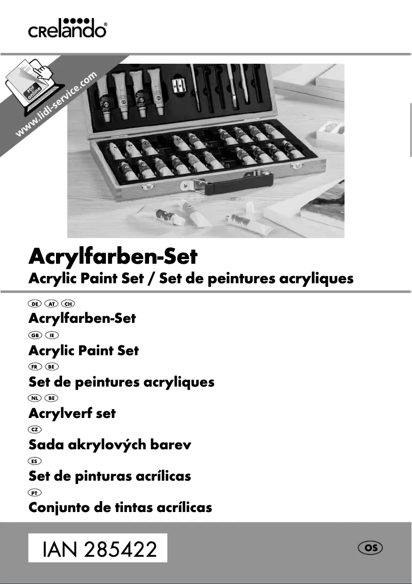 Page n°1 - Manuel utilisateur Crelando 285422