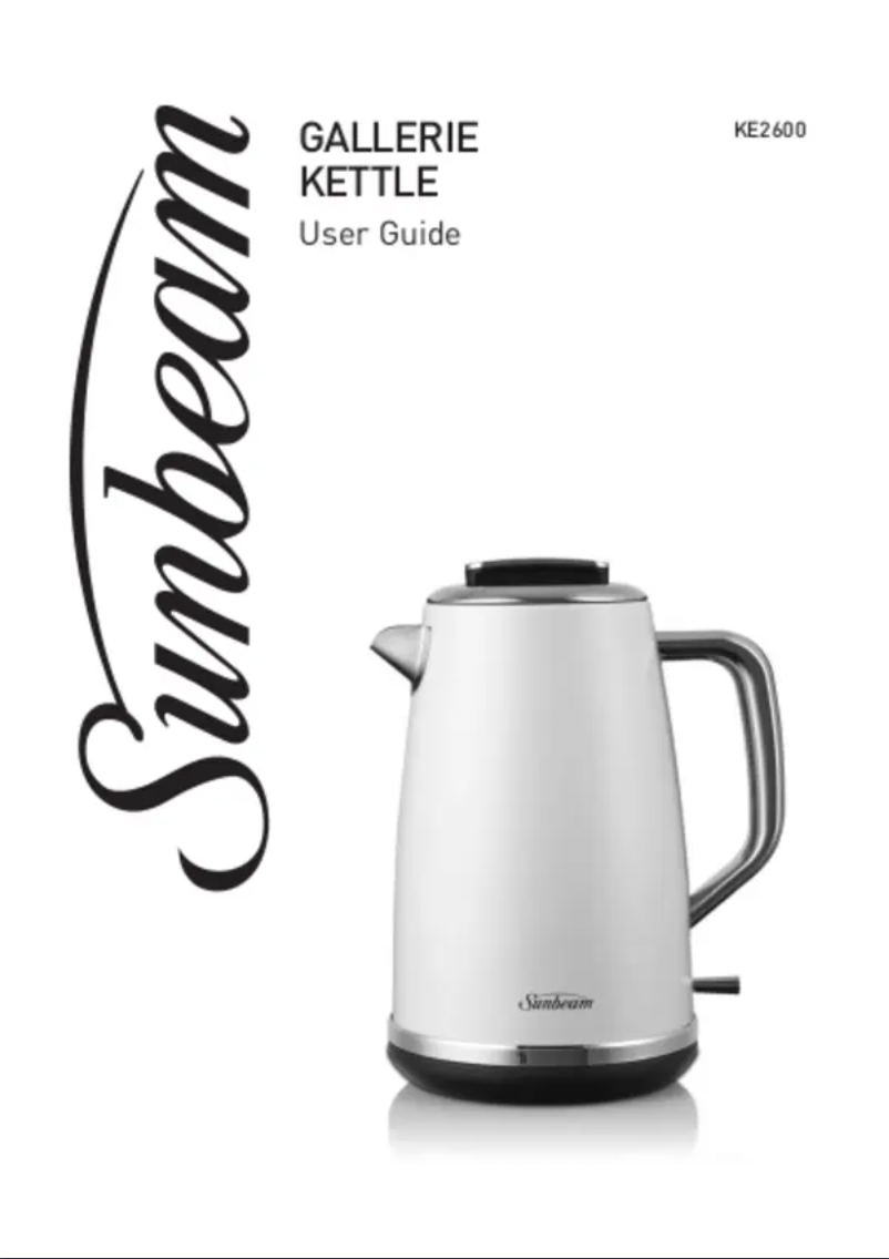 Página 1 del manual Manual de usuario Sunbeam KE6200