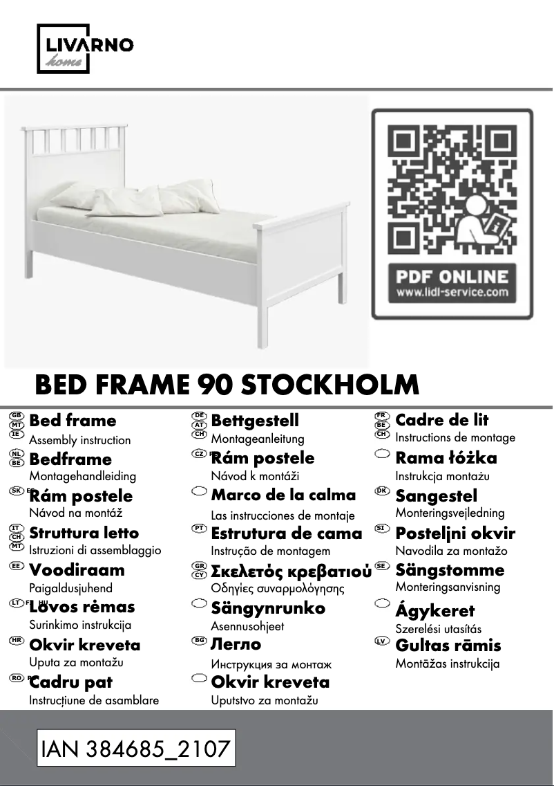 Page 1 de la notice Manuel utilisateur Livarno Lux IAN 384685