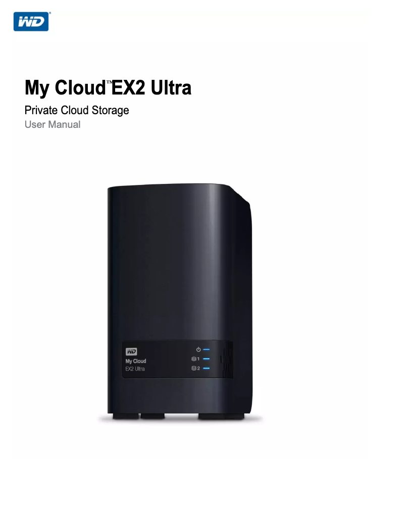 Image de la première page du manuel de l'appareil My Cloud Expert WDBVBZ0280JCH