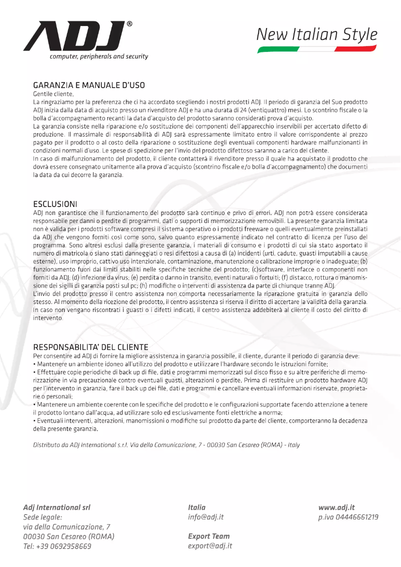 Image de la première page du manuel de l'appareil MW21