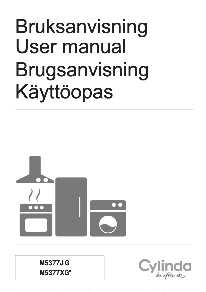 Página 1 del manual Manual de usuario Cylinda K3155VE