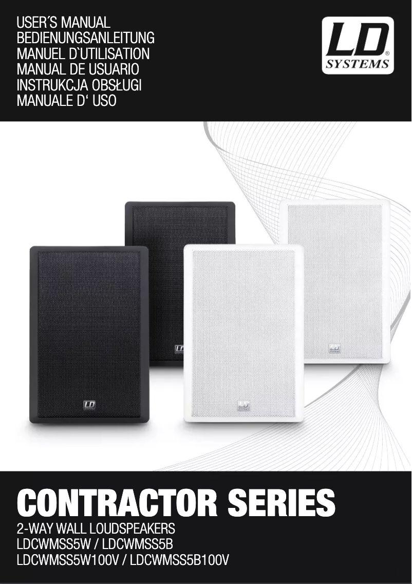 Image de la première page du manuel de l'appareil Contractor CWMSS 5 B