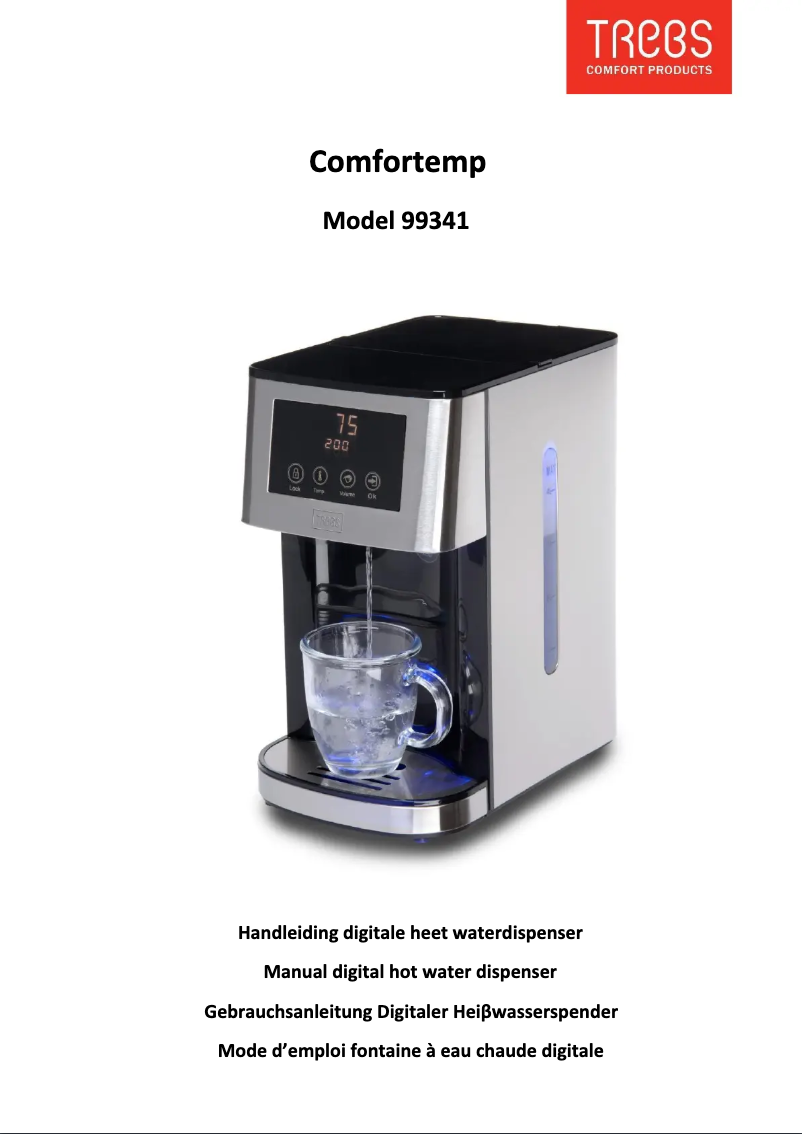 Page n°1 - Manuel utilisateur Trebs Comforttemp 99341