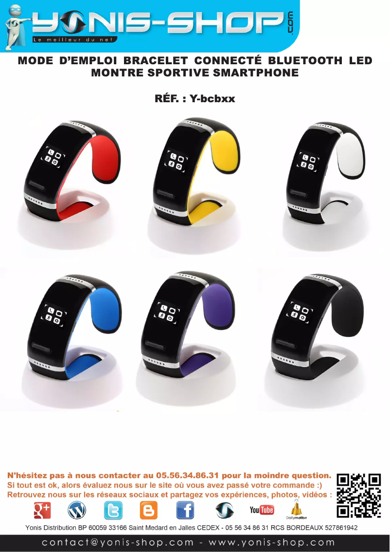 Image de la première page du manuel de l'appareil Y-BCB19