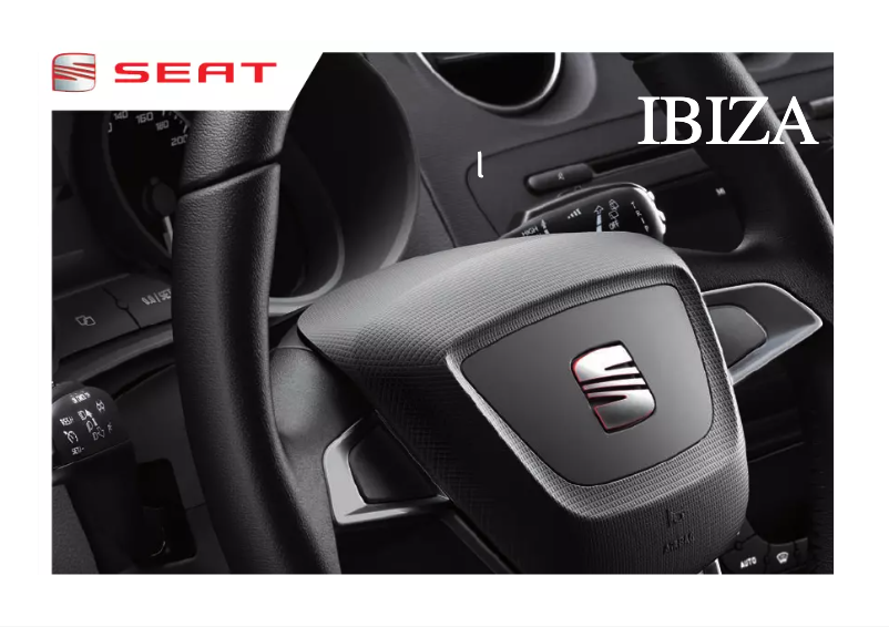 Page 1 de la notice Manuel utilisateur Seat Ibiza (2012)