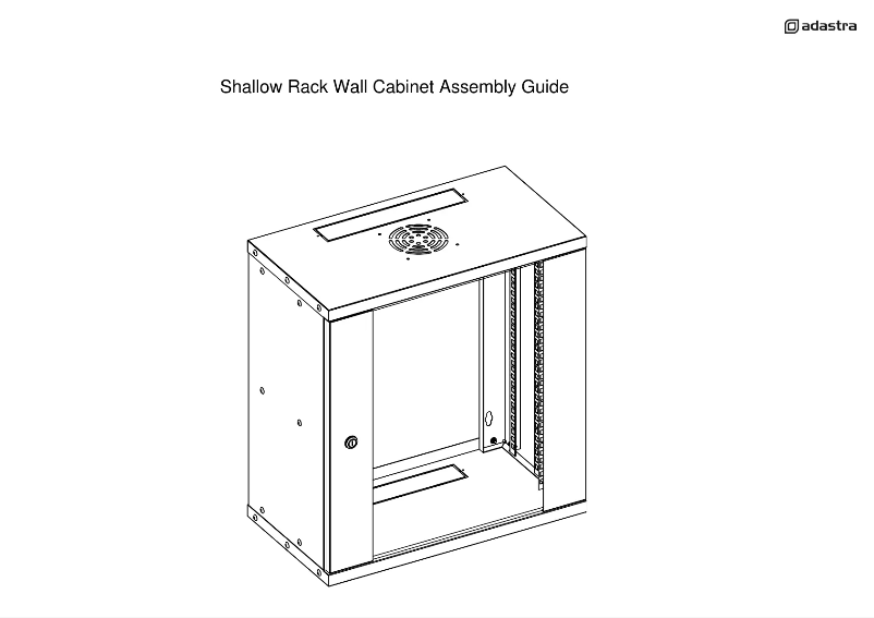 Page 1 of the manual User Manual Adastra RC12U300