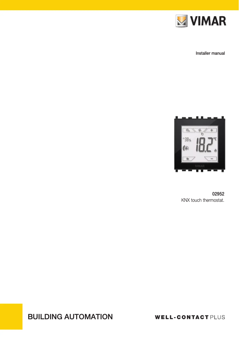 Page 1 de la notice Manuel utilisateur Vimar 02952