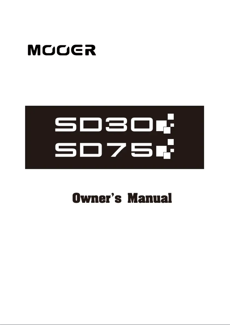Image de la première page du manuel de l'appareil SD30