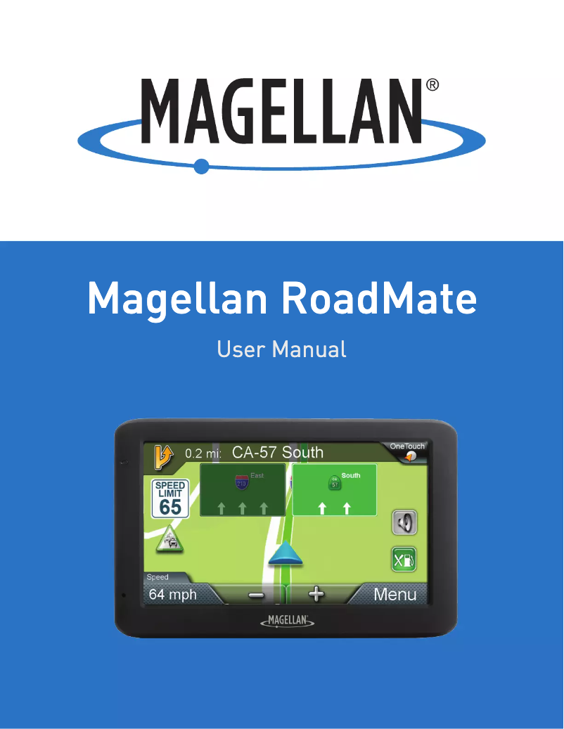 Page n°1 - Manuel utilisateur Magellan RoadMate 2520-LM