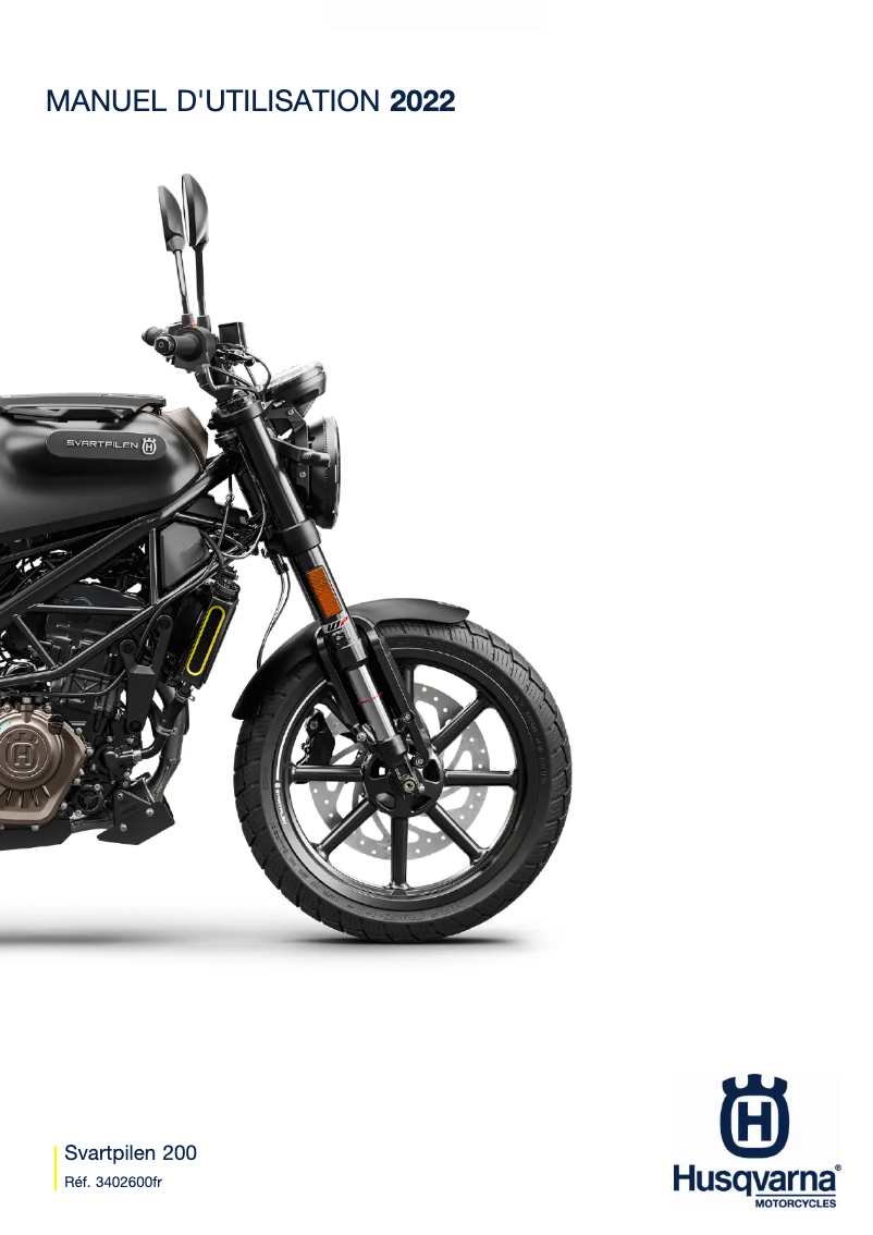 Página 1 del manual Manual de usuario Husqvarna Svartpilen 200 (2022)