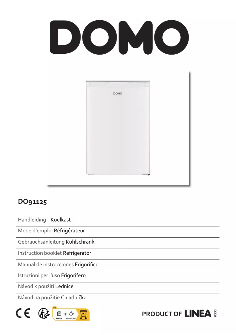 Image de la première page du manuel de l'appareil DO91125