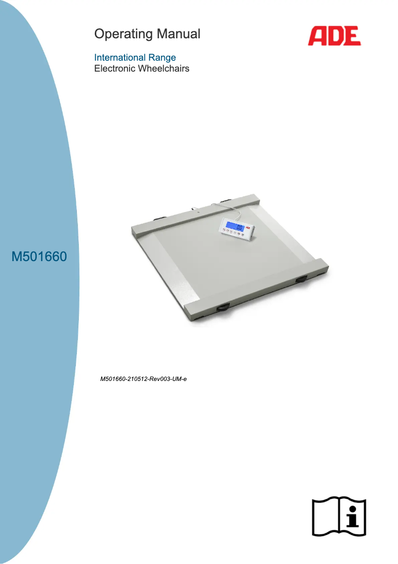 Page n°1 - Manuel utilisateur ADE M501660