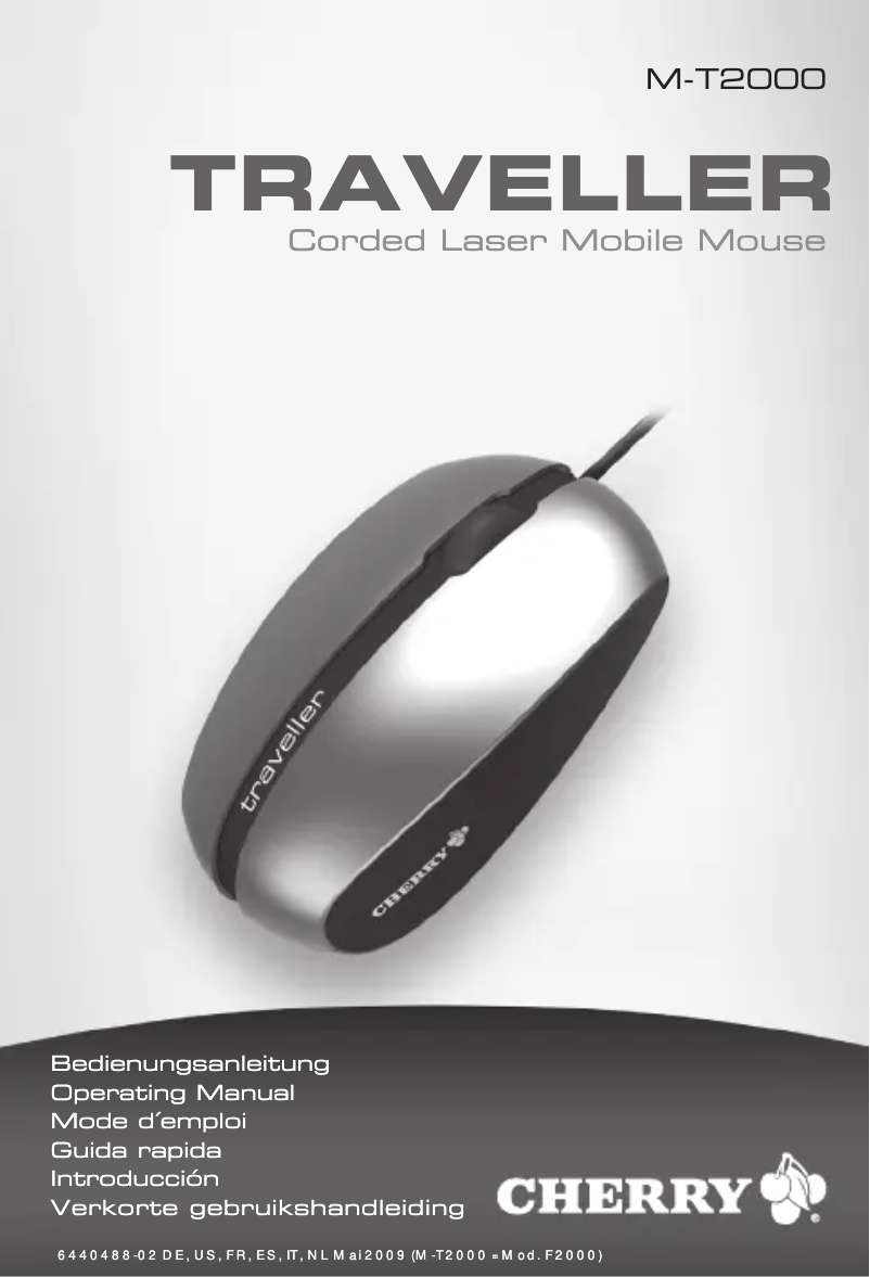 Page 1 de la notice Manuel utilisateur Cherry TRAVELLER