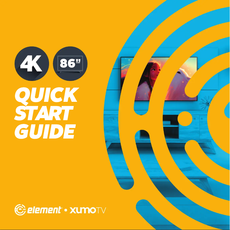 Page 1 of the manual Quick Start Guide Element E550AE86C