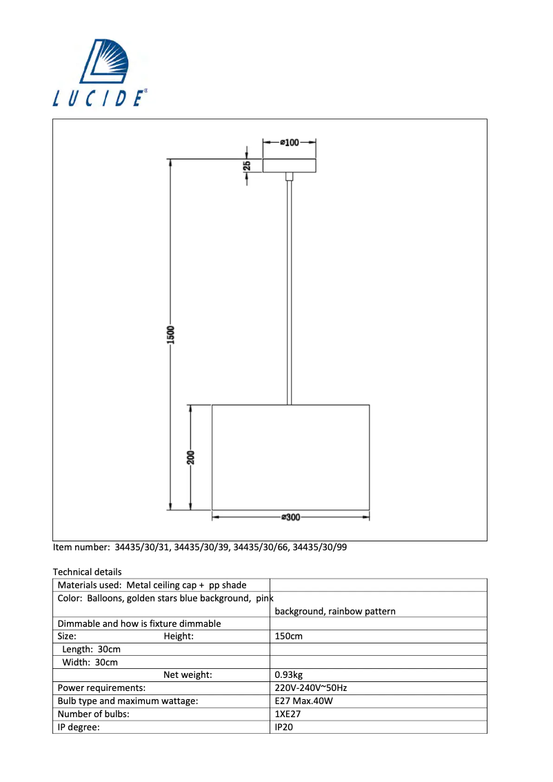 Image de la première page du manuel de l'appareil K3 34435/30/66