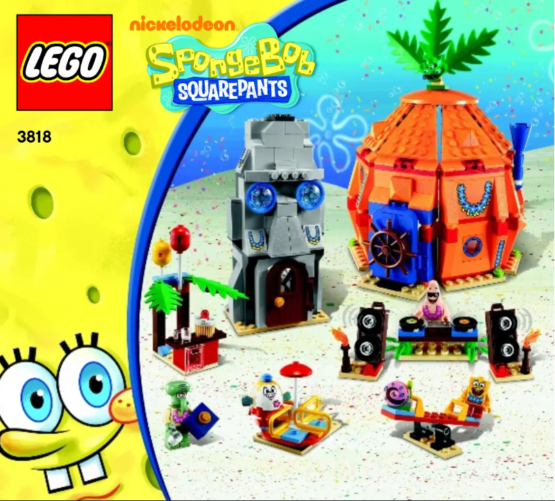 Page 1 de la notice Manuel utilisateur Lego Bikini Bottom Undersea Party