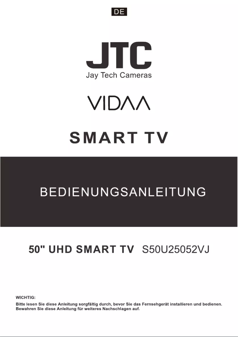 Page n°1 - Manuel utilisateur Jay-Tech S50U25052VJ