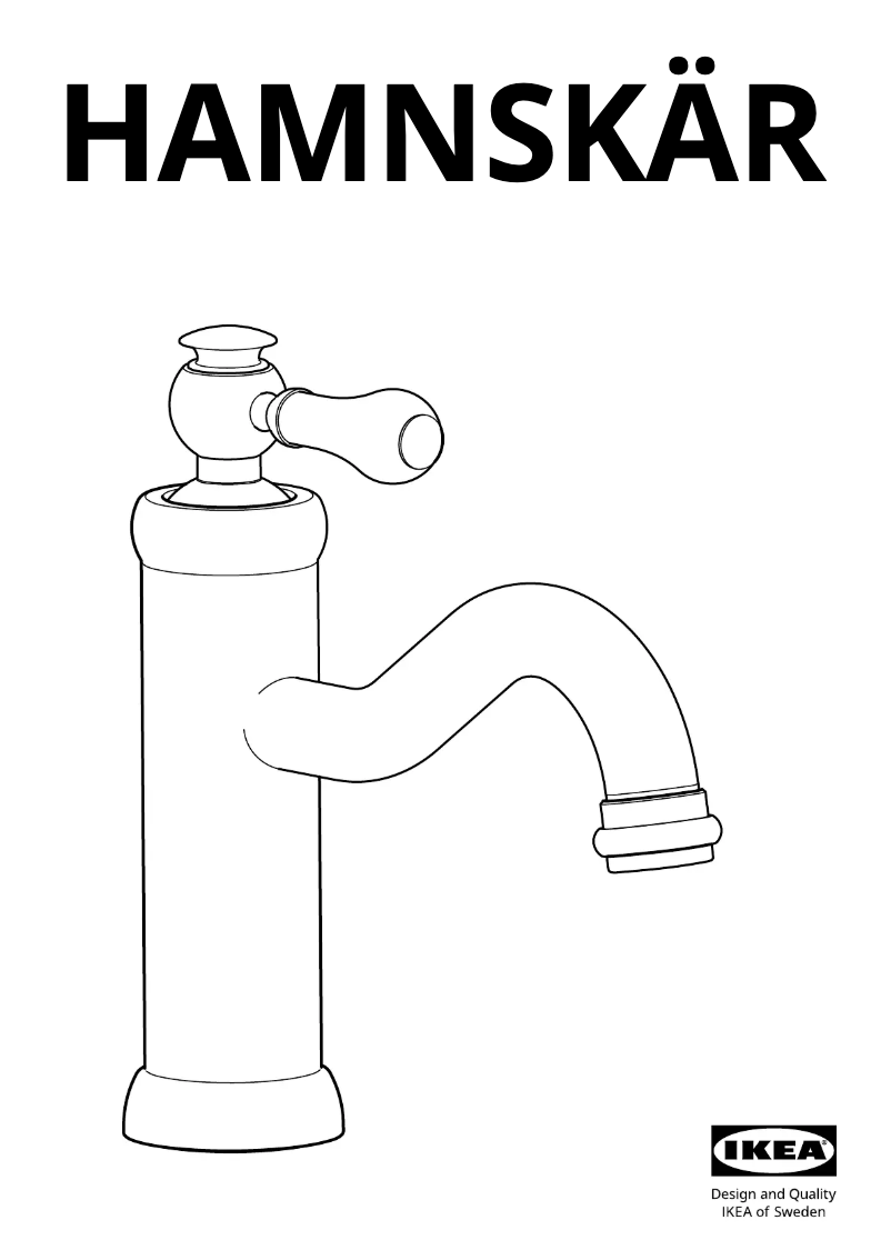 Image de la première page du manuel de l'appareil HAMNSKÄR 105.326.87