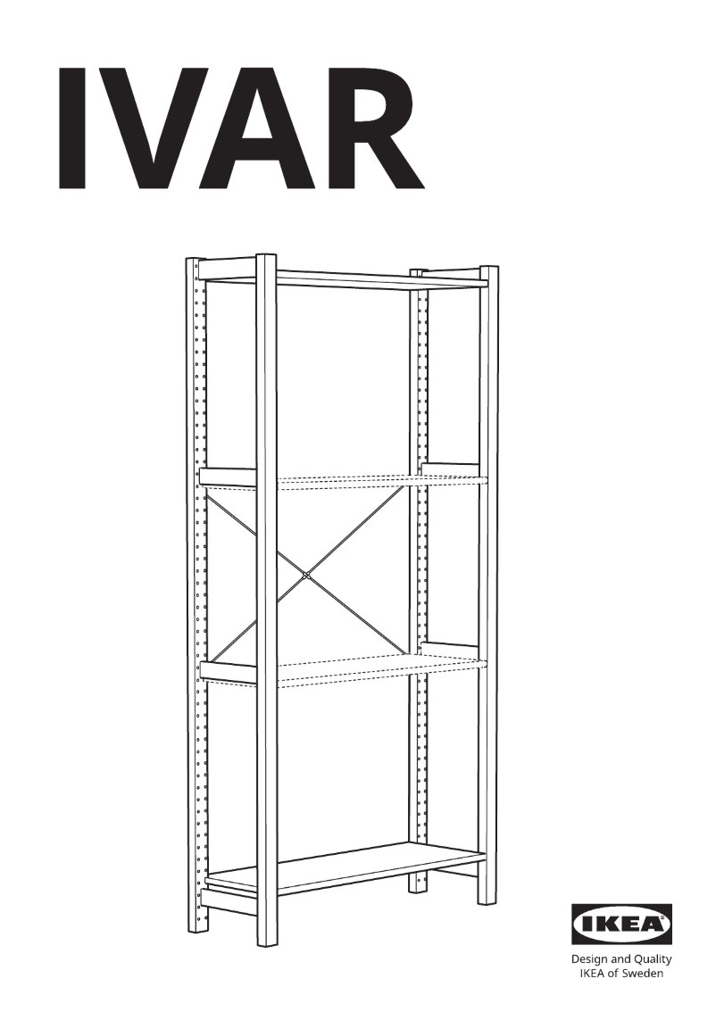 Página 1 del manual Manual de usuario Ikea IVAR 701.928.40