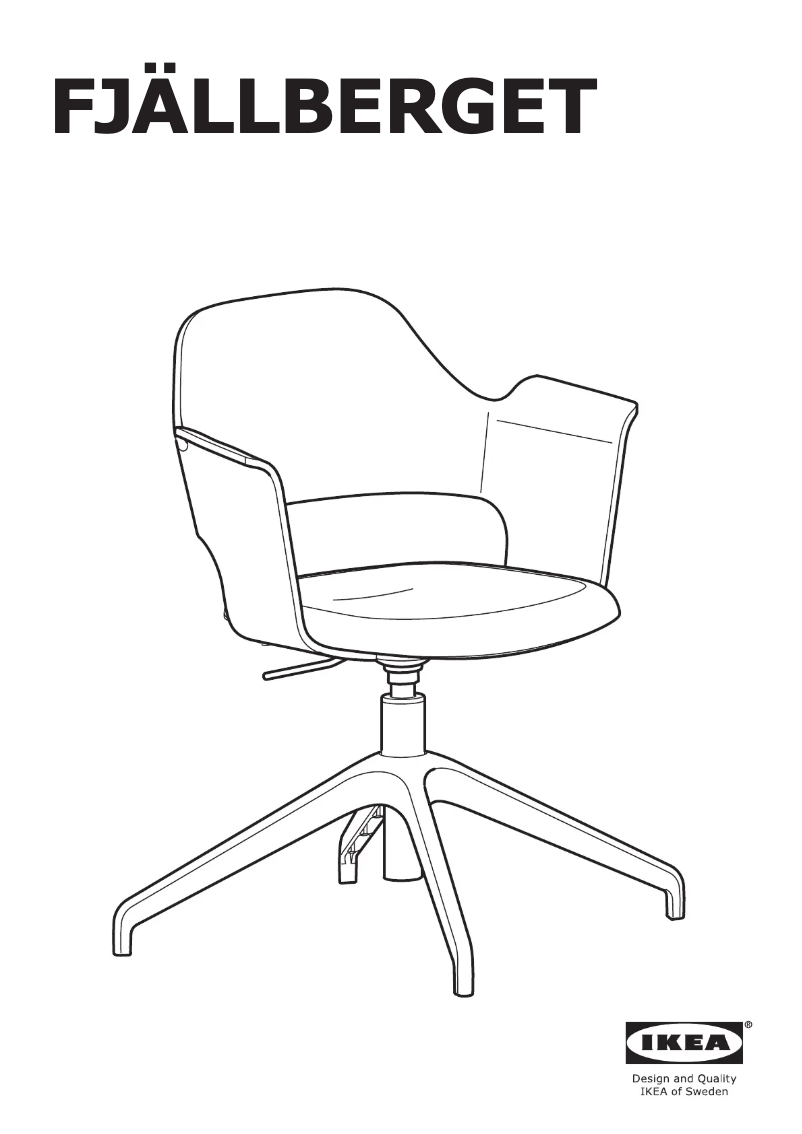 Image de la première page du manuel de l'appareil FJÄLLBERGET 004.852.43