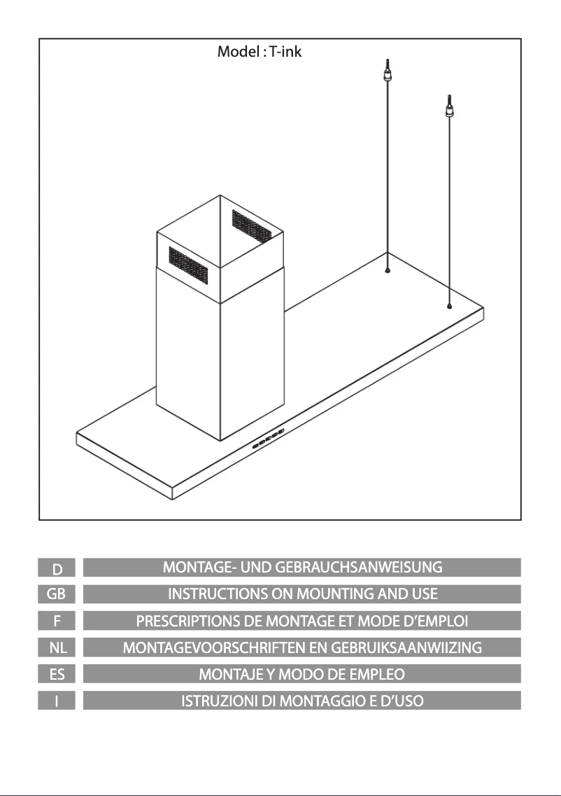 Page 1 de la notice Manuel utilisateur Airforce T-Ink 150