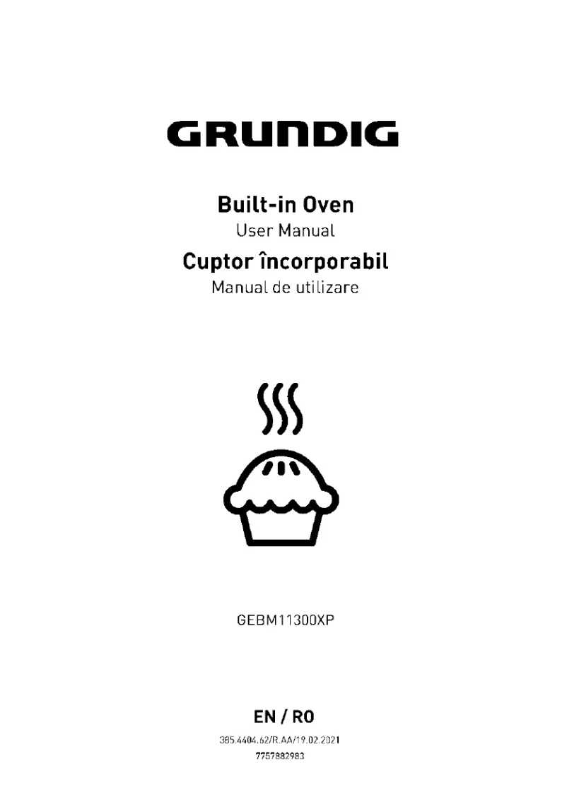 Page n°1 - Manuel utilisateur Grundig GEBM11300XP