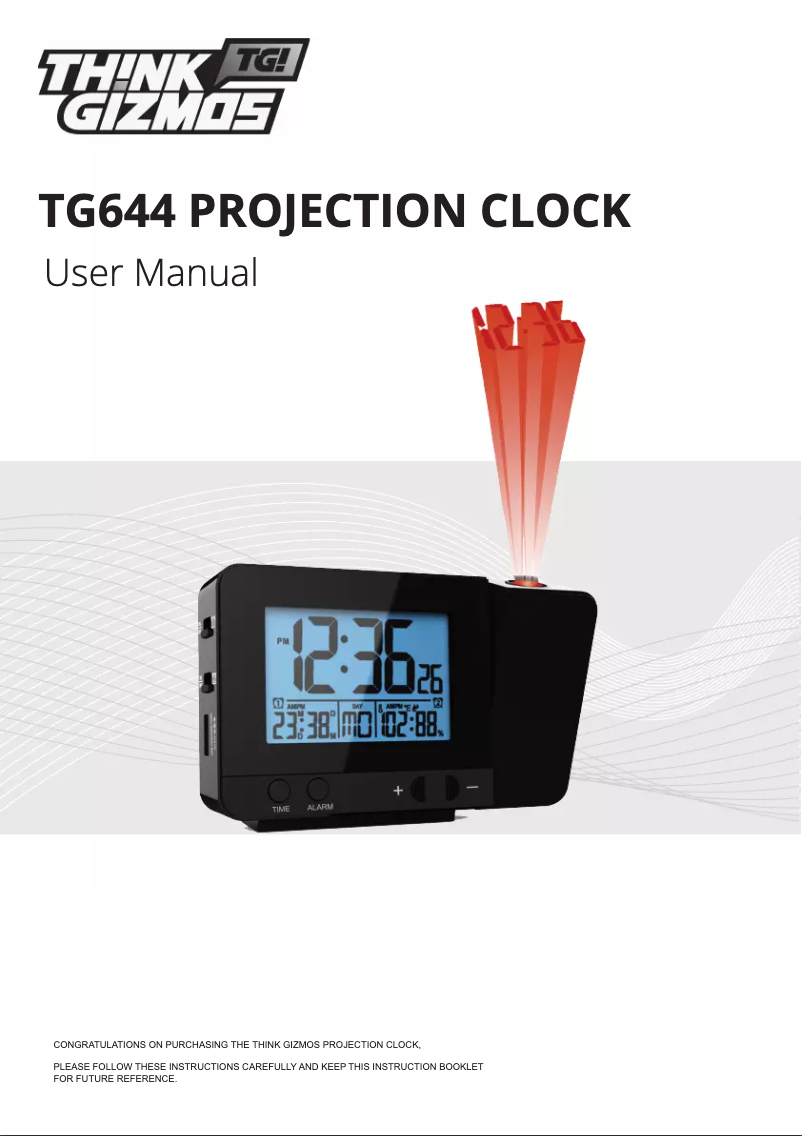 Página 1 del manual Manual de usuario ThinkGizmos TG644
