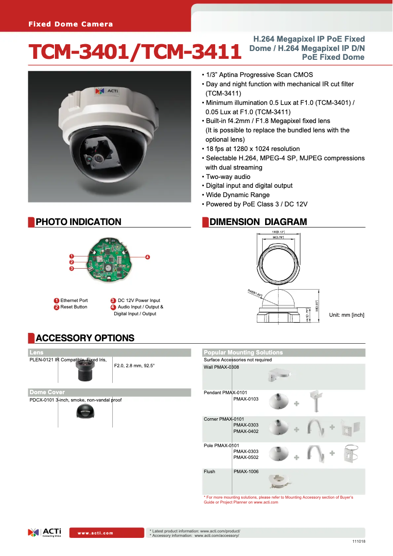 Image de la première page du manuel de l'appareil TCM3401