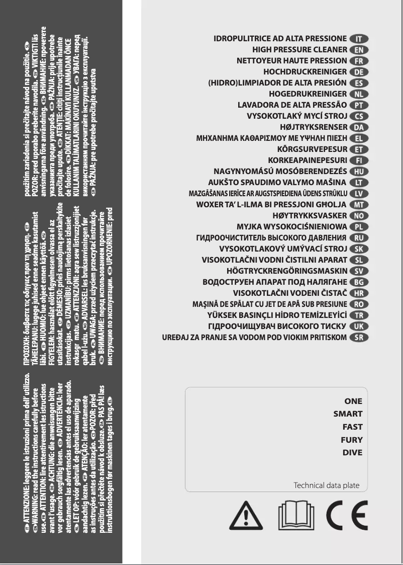 Image de la première page du manuel de l'appareil Fury 110