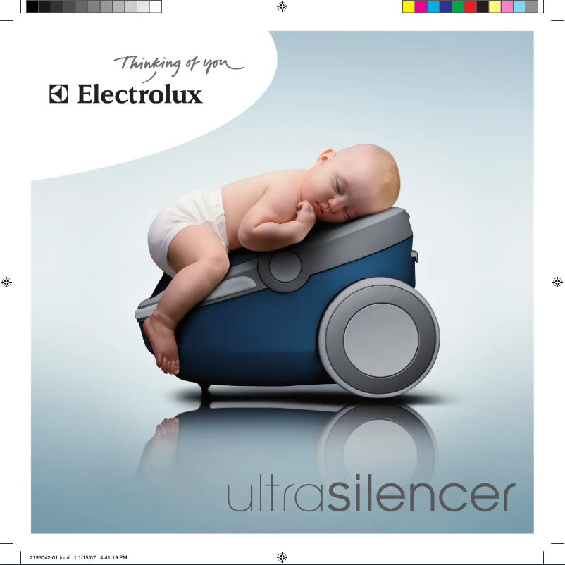 Page 1 de la notice Manuel utilisateur Electrolux UltraSilencer ZUS3390T