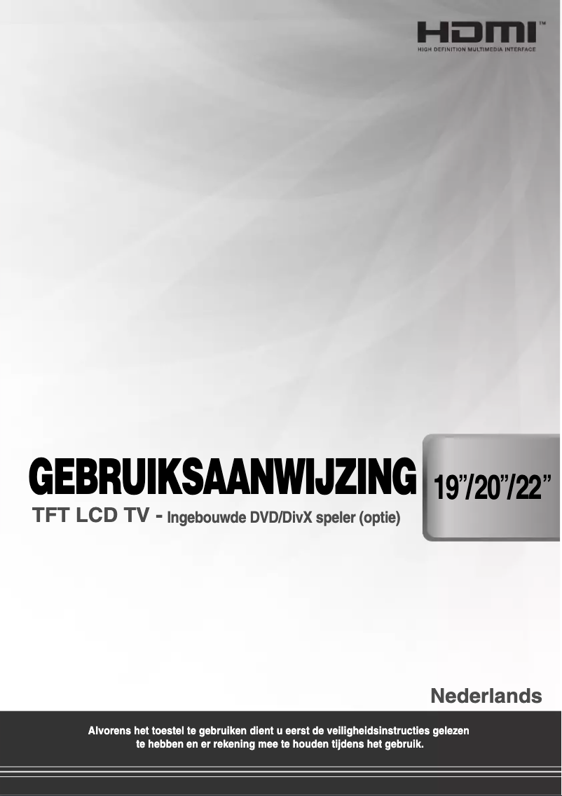 Page 1 de la notice Manuel utilisateur Salora LCD2237TN