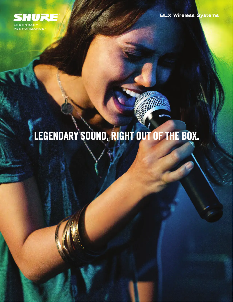 Image de la première page du manuel de l'appareil BLX24