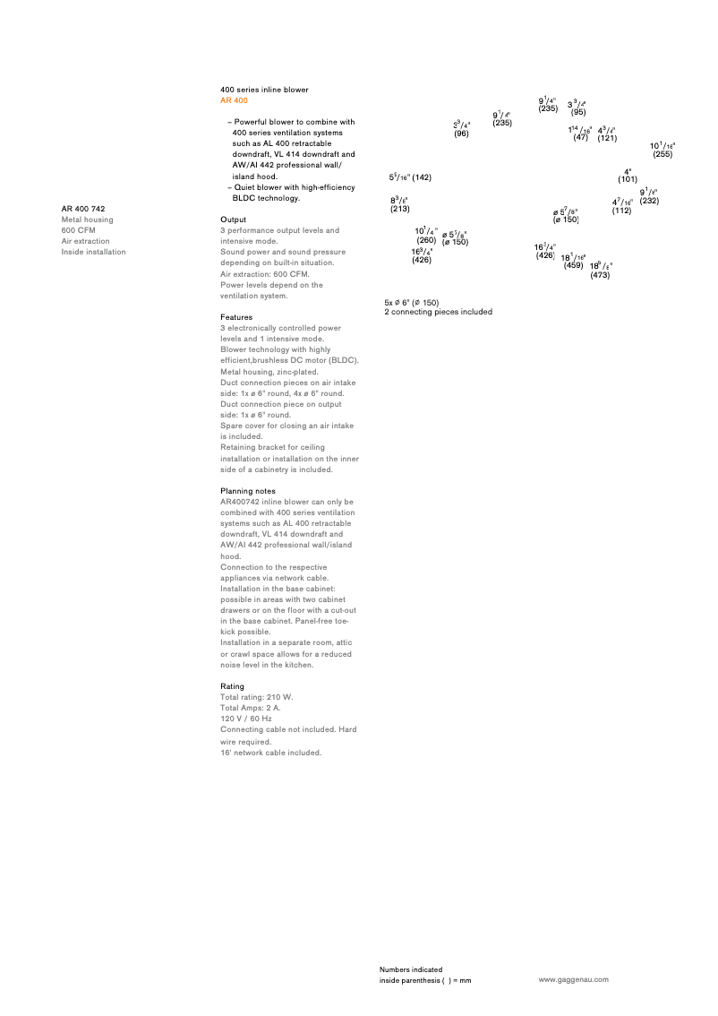 Image de la première page du manuel de l'appareil AR400742