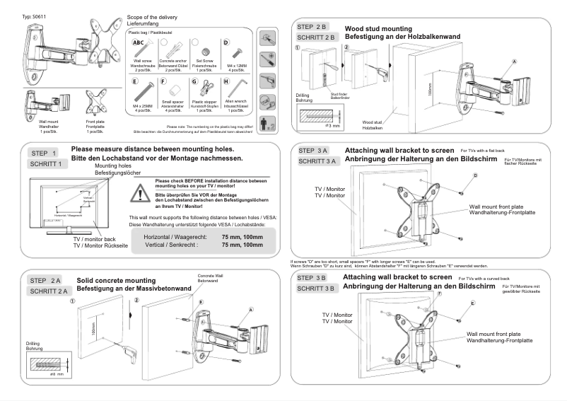 Image de la première page du manuel de l'appareil S0611