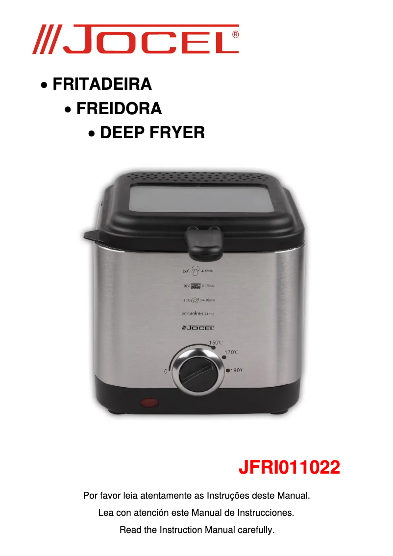 Page n°1 - Manuel utilisateur Jocel JFRI011022