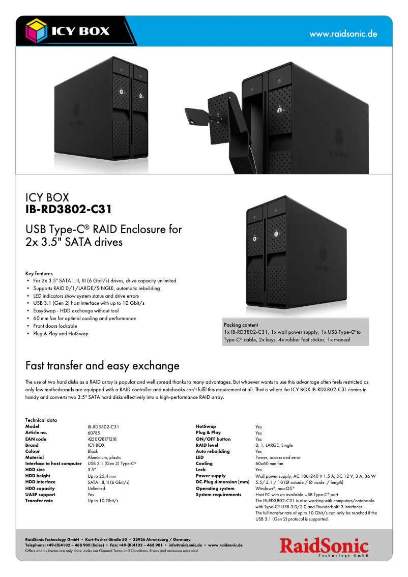 Image de la première page du manuel de l'appareil IB-RD3802-C31