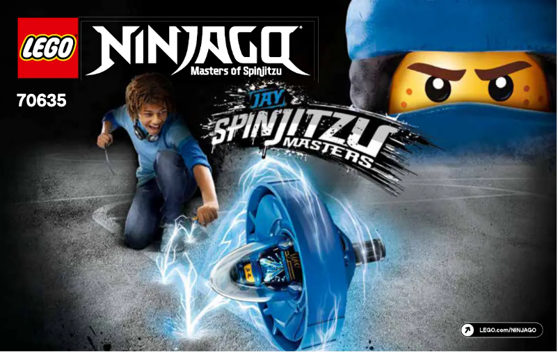 Image de la première page du manuel de l'appareil Ninjago 70635