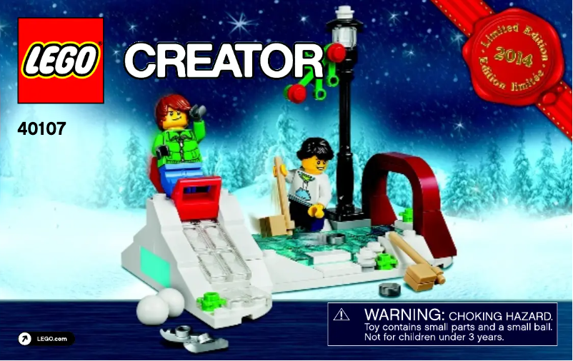 Page n°1 - Manuel utilisateur Lego Creator 40107