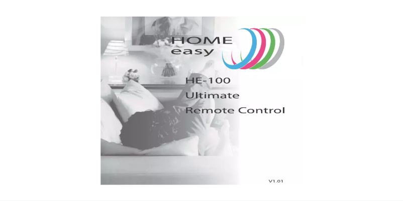Image de la première page du manuel de l'appareil Home Easy HE-100