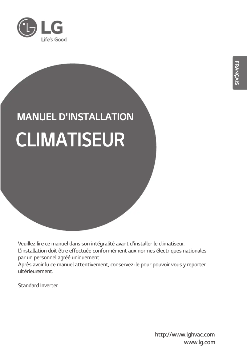 Page 1 de la notice Manuel utilisateur LG LUU488HV