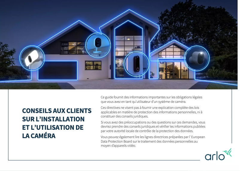 Page n°1 - Guide d'installation Arlo Pro 5 2K