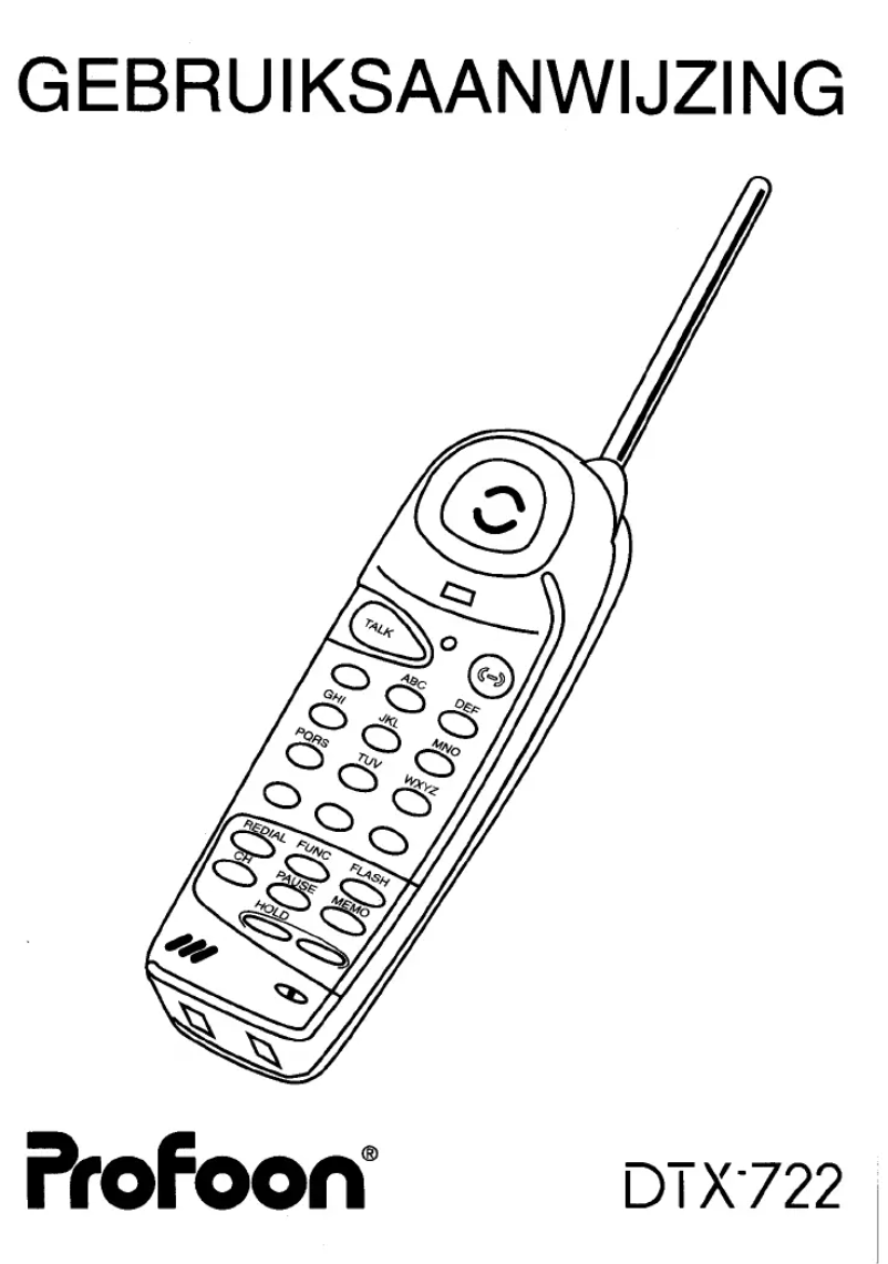 Página 1 del manual Manual de usuario Profoon DTX-722