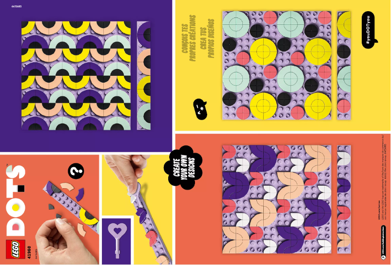 Page 1 de la notice Manuel utilisateur Lego DOTS 41960