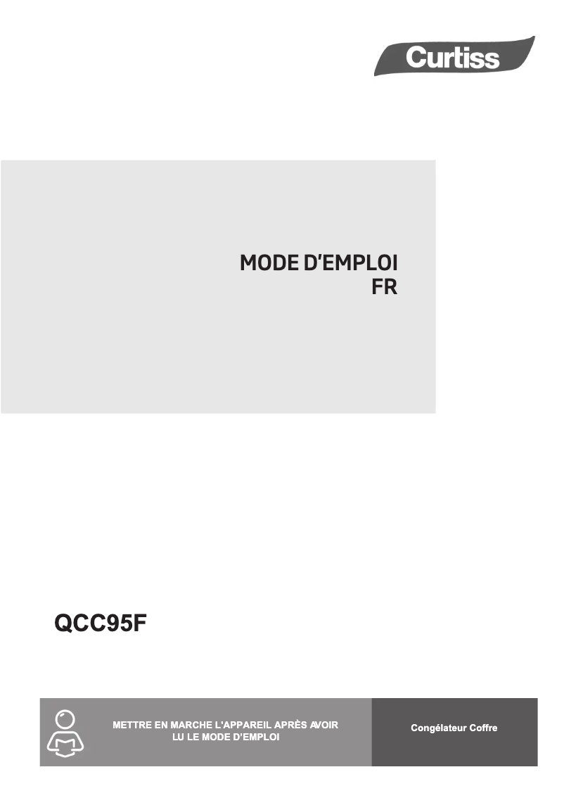 Page n°1 - Manuel utilisateur Curtiss QCC95F
